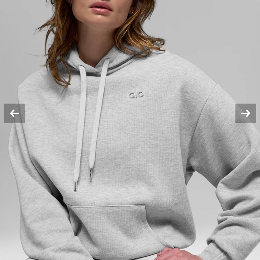 Alo Gray Accolade Hoodie